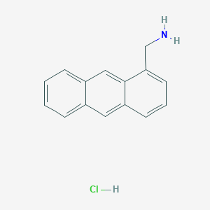 molecular formula C15H14ClN B15052986 Anthracen-1-ylmethanamine hydrochloride 