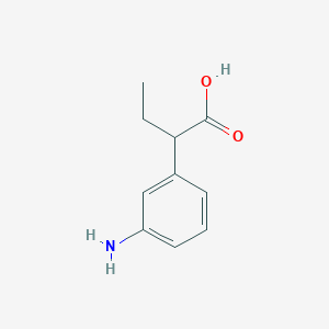 molecular formula C10H13NO2 B1505299 2-(3-Aminophenyl)butanoic acid CAS No. 21762-24-3