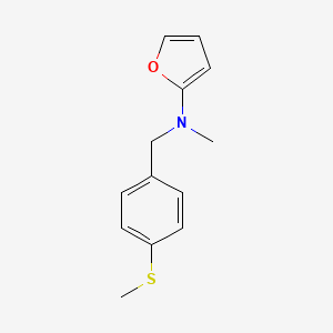 N-Methyl-N-(4-(methylthio)benzyl)furan-2-amine