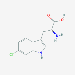 molecular formula C11H11ClN2O2 B015053 6-Chloro-L-tryptophan CAS No. 33468-35-8
