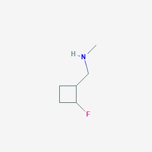 molecular formula C6H12FN B15053012 [(2-Fluorocyclobutyl)methyl](methyl)amine 