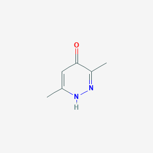 molecular formula C6H8N2O B15053019 3,6-Dimethylpyridazin-4-ol 