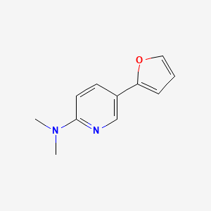 5-(Furan-2-yl)-N,N-dimethylpyridin-2-amine