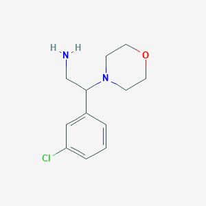 2-(3-Chlorophenyl)-2-morpholinoethanamine