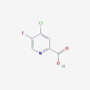 molecular formula C6H3ClFNO2 B1505303 4-Chloro-5-fluoropicolinic acid CAS No. 1060802-35-8
