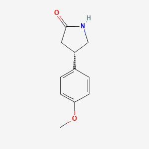 (S)-4-(4-Methoxyphenyl)pyrrolidin-2-one