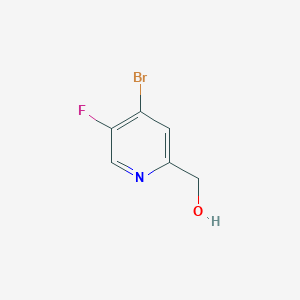 molecular formula C6H5BrFNO B15053093 (4-Bromo-5-fluoropyridin-2-yl)methanol 