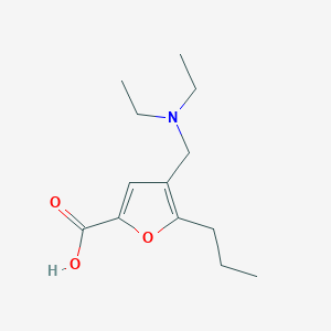 4-((Diethylamino)methyl)-5-propylfuran-2-carboxylic acid