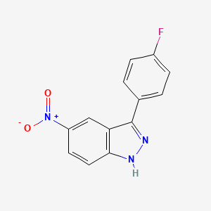 3-(4-Fluorophenyl)-5-nitro-1H-indazole