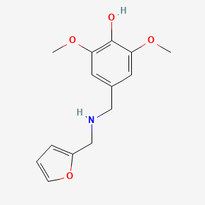 4-(((Furan-2-ylmethyl)amino)methyl)-2,6-dimethoxyphenol