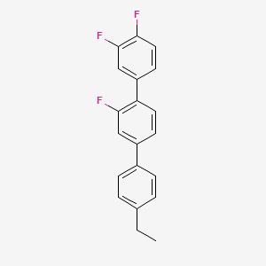 molecular formula C20H15F3 B1505315 4''-Ethyl-2',3,4-trifluoro-1,1':4',1''-terphenyl CAS No. 248936-61-0