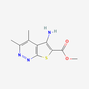 Methyl 5-amino-3,4-dimethylthieno[2,3-c]pyridazine-6-carboxylate