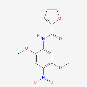 molecular formula C13H12N2O6 B15053179 N-(2,5-dimethoxy-4-nitrophenyl)furan-2-carboxamide 