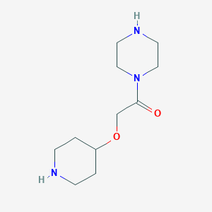 1-(Piperazin-1-yl)-2-(piperidin-4-yloxy)ethanone