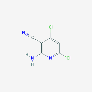 molecular formula C6H3Cl2N3 B1505321 2-氨基-4,6-二氯烟腈 CAS No. 53815-34-2