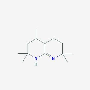 molecular formula C13H24N2 B15053239 1,2,3,4,4a,5,6,7-Octahydro-2,2,4a,7,7-pentamethylnaphthyridine 