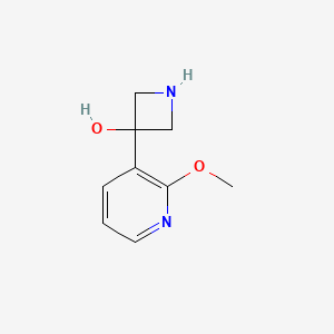 3-(2-Methoxypyridin-3-yl)azetidin-3-ol