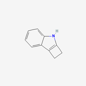 molecular formula C10H9N B15053249 2,3-dihydro-1H-cyclobuta[b]indole 