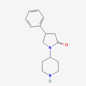 4-Phenyl-1-(piperidin-4-yl)pyrrolidin-2-one