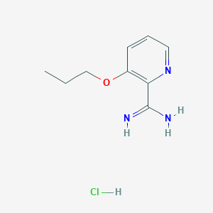B1505329 3-Propoxypicolinimidamide hydrochloride CAS No. 1179362-43-6