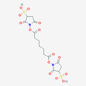 1,1'-[(1,7-Dioxoheptane-1,7-diyl)bis(oxy)]bis(2,5-dioxopyrrolidine-3-sulfonic acid)