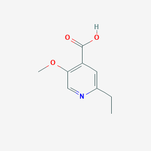 2-Ethyl-5-methoxyisonicotinic acid