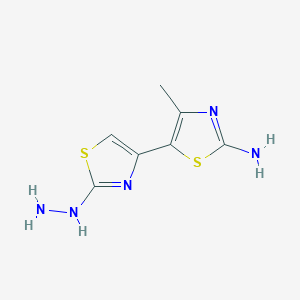 2-Hydrazino-4'-methyl-[4,5']bithiazolyl-2'-ylamine