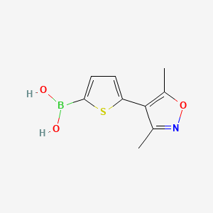 (5-(3,5-Dimethylisoxazol-4-yl)thiophen-2-yl)boronic acid