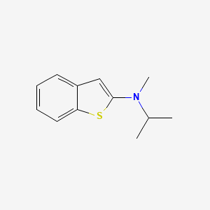 molecular formula C12H15NS B15053404 N-Isopropyl-N-methylbenzo[b]thiophen-2-amine 