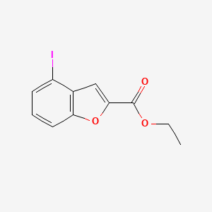 molecular formula C11H9IO3 B1505342 Ethyl 4-iodo-1-benzofuran-2-carboxylate CAS No. 1092351-95-5