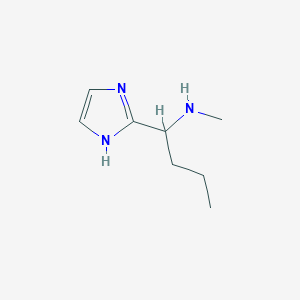 1-(1H-Imidazol-2-yl)-N-methylbutan-1-amine