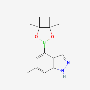 6-methyl-4-(4,4,5,5-tetramethyl-1,3,2-dioxaborolan-2-yl)-1H-indazole