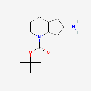 tert-Butyl 6-aminooctahydro-1H-cyclopenta[b]pyridine-1-carboxylate