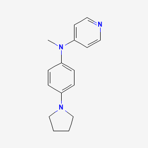 N-Methyl-N-(4-(pyrrolidin-1-yl)phenyl)pyridin-4-amine