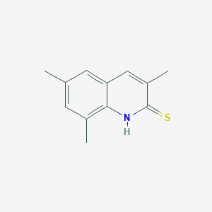 3,6,8-Trimethylquinoline-2-thiol