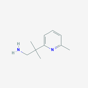 2-Methyl-2-(6-methylpyridin-2-yl)propan-1-amine