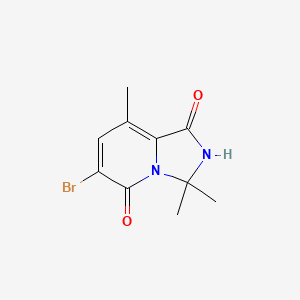 6-Bromo-3,3,8-trimethyl-2,3-dihydroimidazo[1,5-a]pyridine-1,5-dione