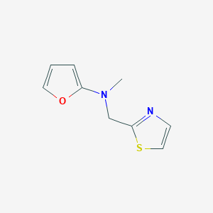 N-Methyl-N-(thiazol-2-ylmethyl)furan-2-amine