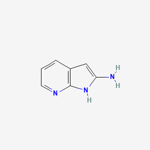 molecular formula C7H7N3 B15053569 1H-Pyrrolo[2,3-B]pyridin-2-amine CAS No. 80235-02-5