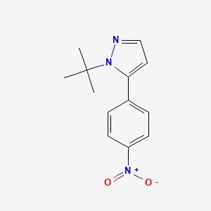 1-tert-butyl-5-(4-nitrophenyl)-1H-pyrazole