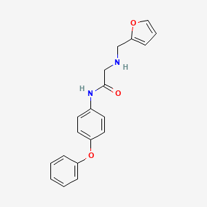 2-((Furan-2-ylmethyl)amino)-N-(4-phenoxyphenyl)acetamide