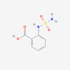 molecular formula C7H8N2O4S B15053669 2-(Sulfamoylamino)benzoic acid 