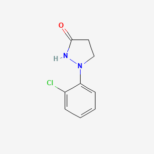 1-(2-Chlorophenyl)pyrazolidin-3-one