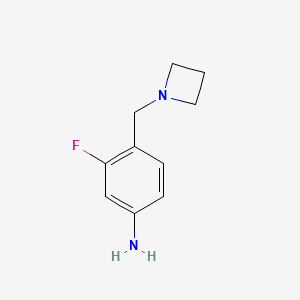 4-[(Azetidin-1-yl)methyl]-3-fluoroaniline