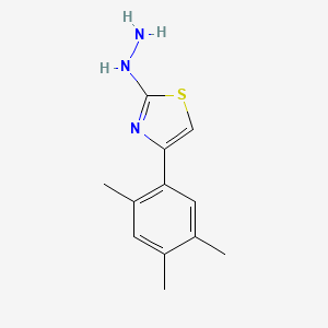 2-Hydrazinyl-4-(2,4,5-trimethylphenyl)thiazole