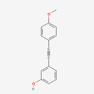 3-[(4-Methoxyphenyl)ethynyl]phenol