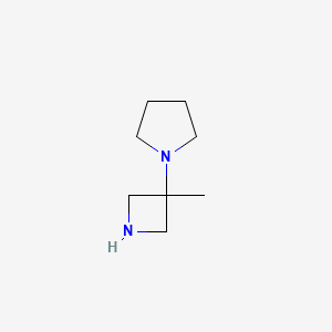 1-(3-Methylazetidin-3-yl)pyrrolidine