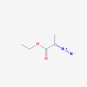 molecular formula C5H8N2O2 B1505383 Ethyl 2-diazopropanoate CAS No. 6111-99-5