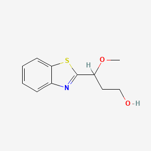 3-(Benzo[d]thiazol-2-yl)-3-methoxypropan-1-ol