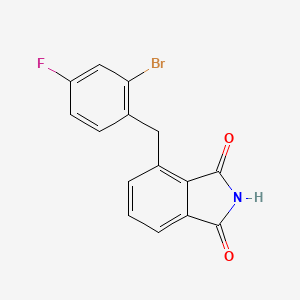 molecular formula C15H9BrFNO2 B1505384 2-Bromo-4-fluorobenzylphthalimide CAS No. 530141-41-4